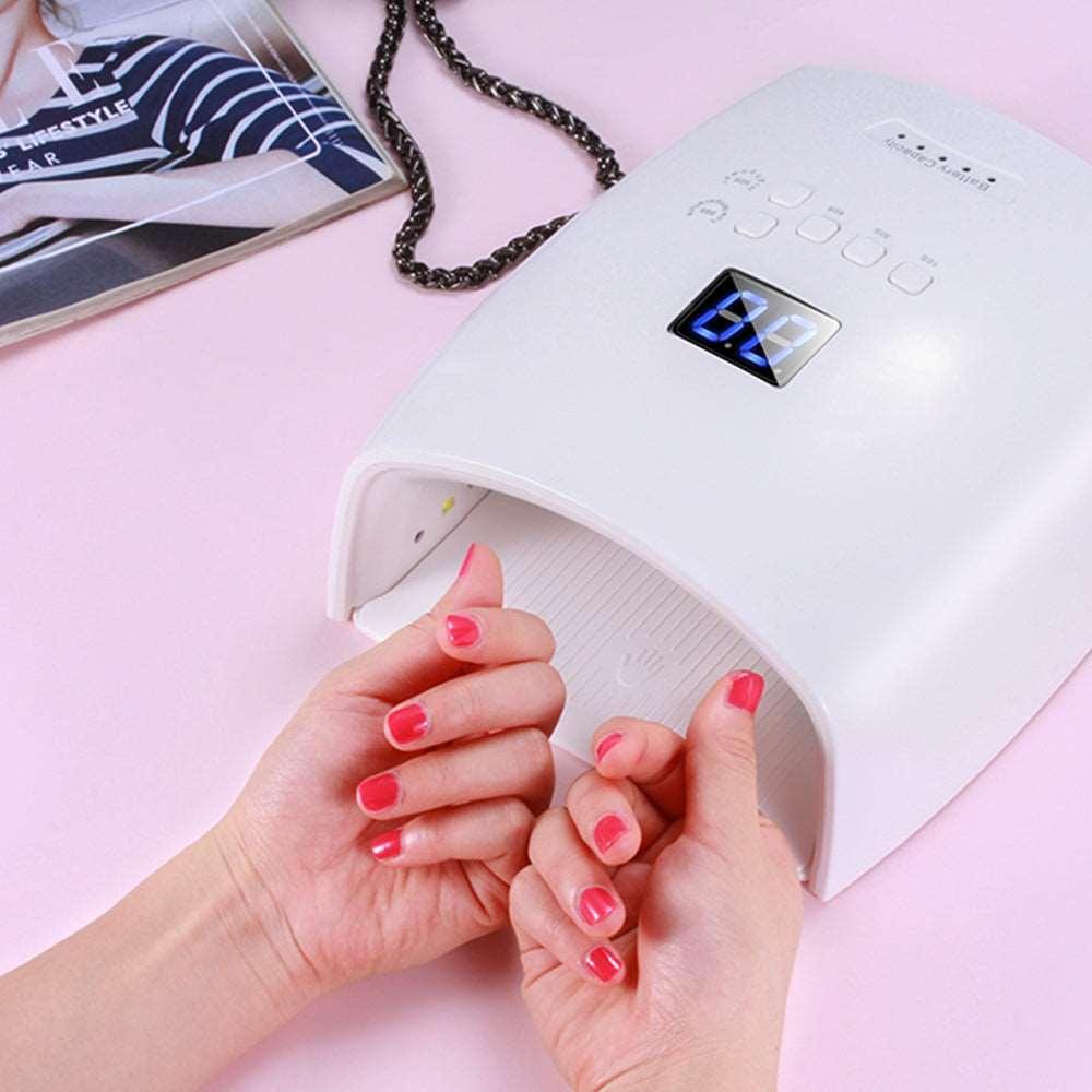 Professional Cordless UV LED Nail Curing Lamp - 66W Rechargeable-4