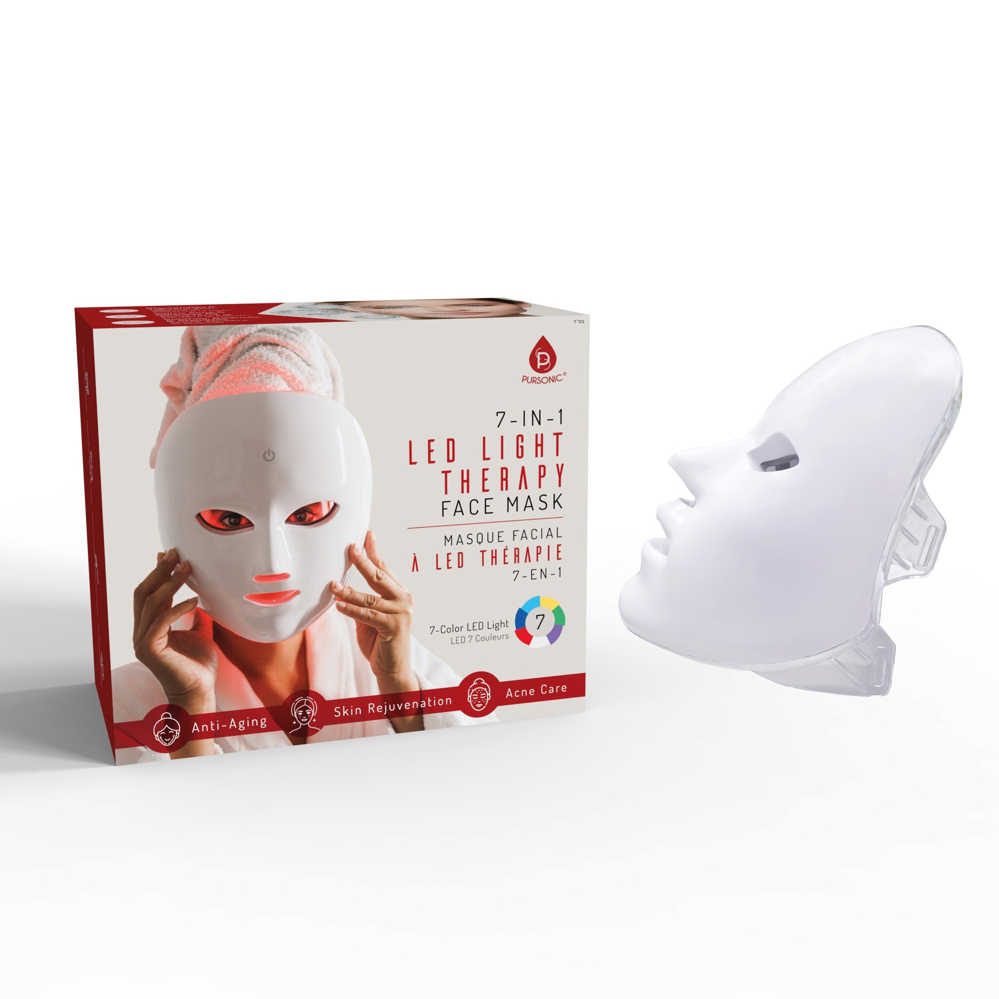 7-in-1 LED Light Therapy Face Mask – Advanced Skincare at