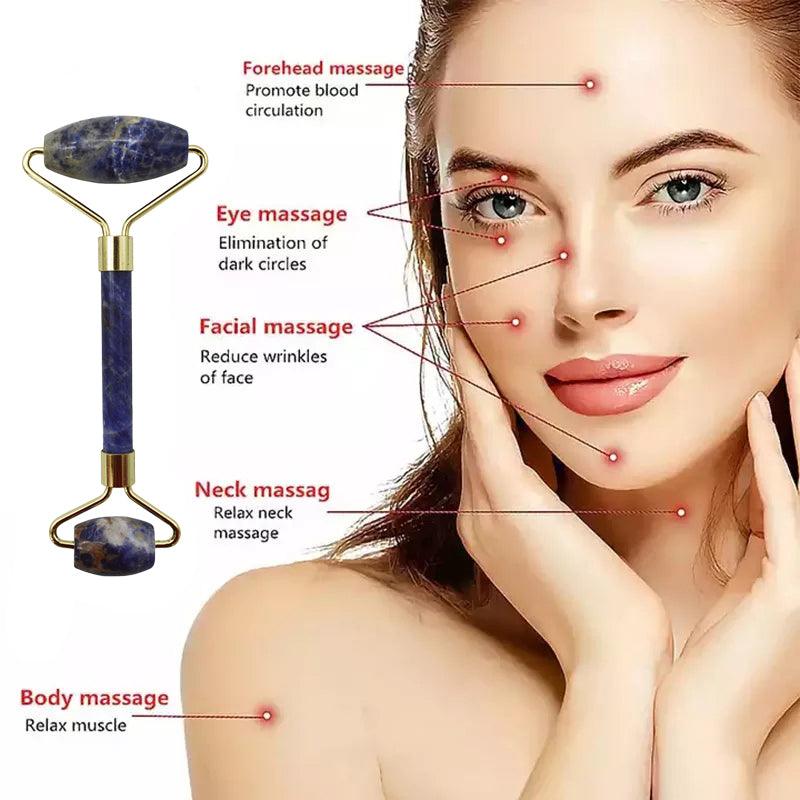 Face massage jade roller-2