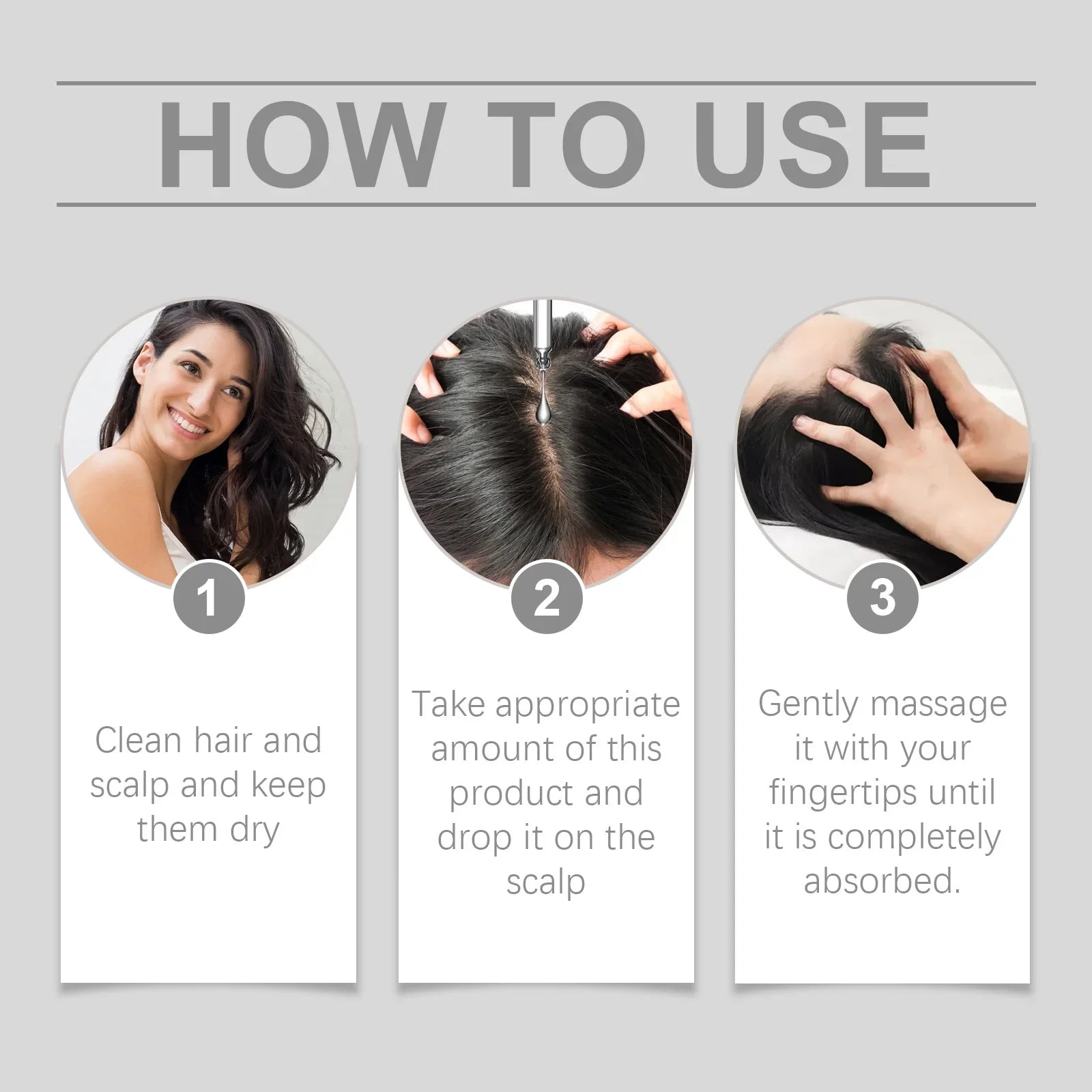Natural Hair Growth Oil for Men and Women 60ml-2